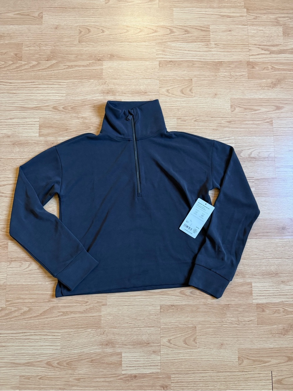Athleta Black Seasoft Quarter-Zip - Picture 3 of 8